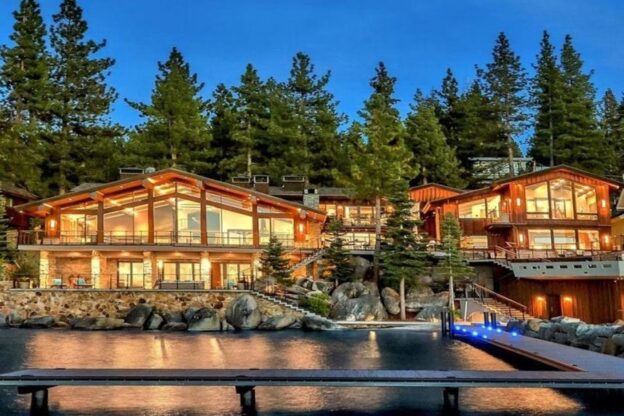 Villa Harrah Lake Tahoe Mansion Listed for $19.5M, But Offering Only for 50 Percent