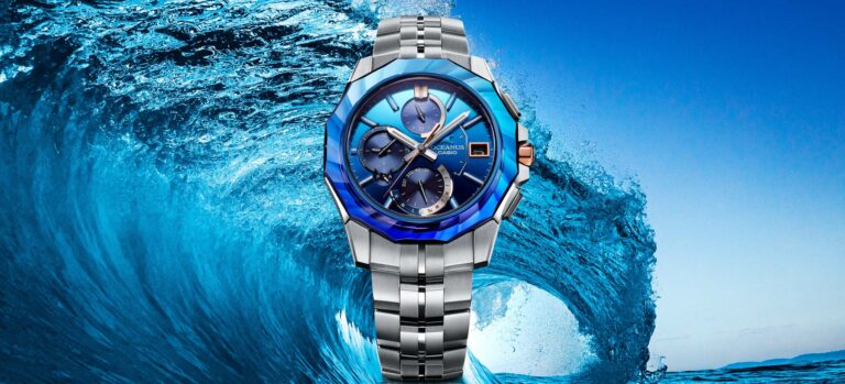New Release: Casio Oceanus Manta Watches With Sapphire Crystal Bezels