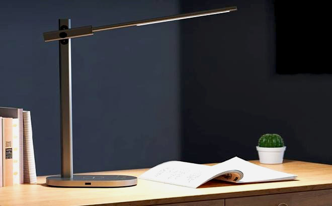 Desk Lamp with Wireless Charger $19.94