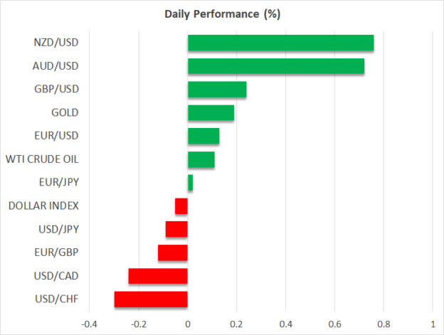 Daily Market Comment – Dollar collapses, stocks and gold shine after US inflation
