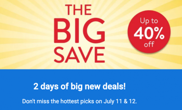 Walmart Canada The Big Save Sale: Today, Save up to 40% off