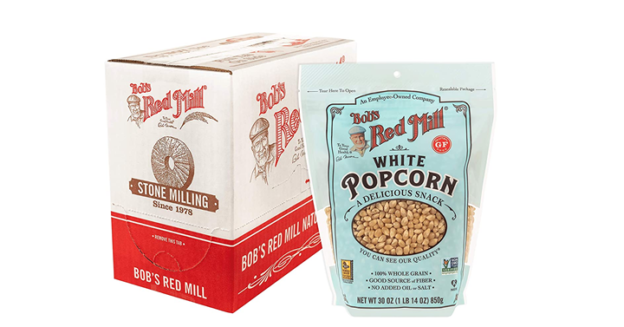 Bob’s Red Mill Whole White Popcorn, 30-ounce – Pack of 4 – Just $9.87!