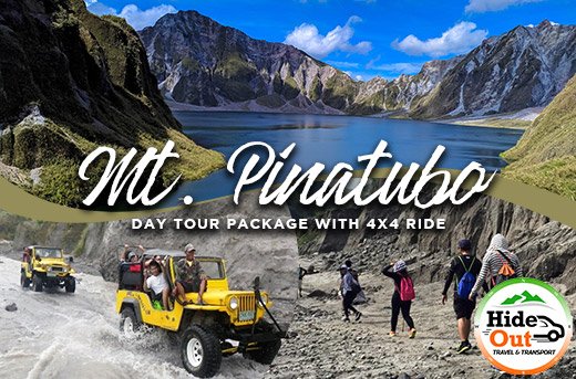 <div>Mt. Pinatubo Day Tour with 4×4 Ride, Round-Trip Van Transfers & More</div>