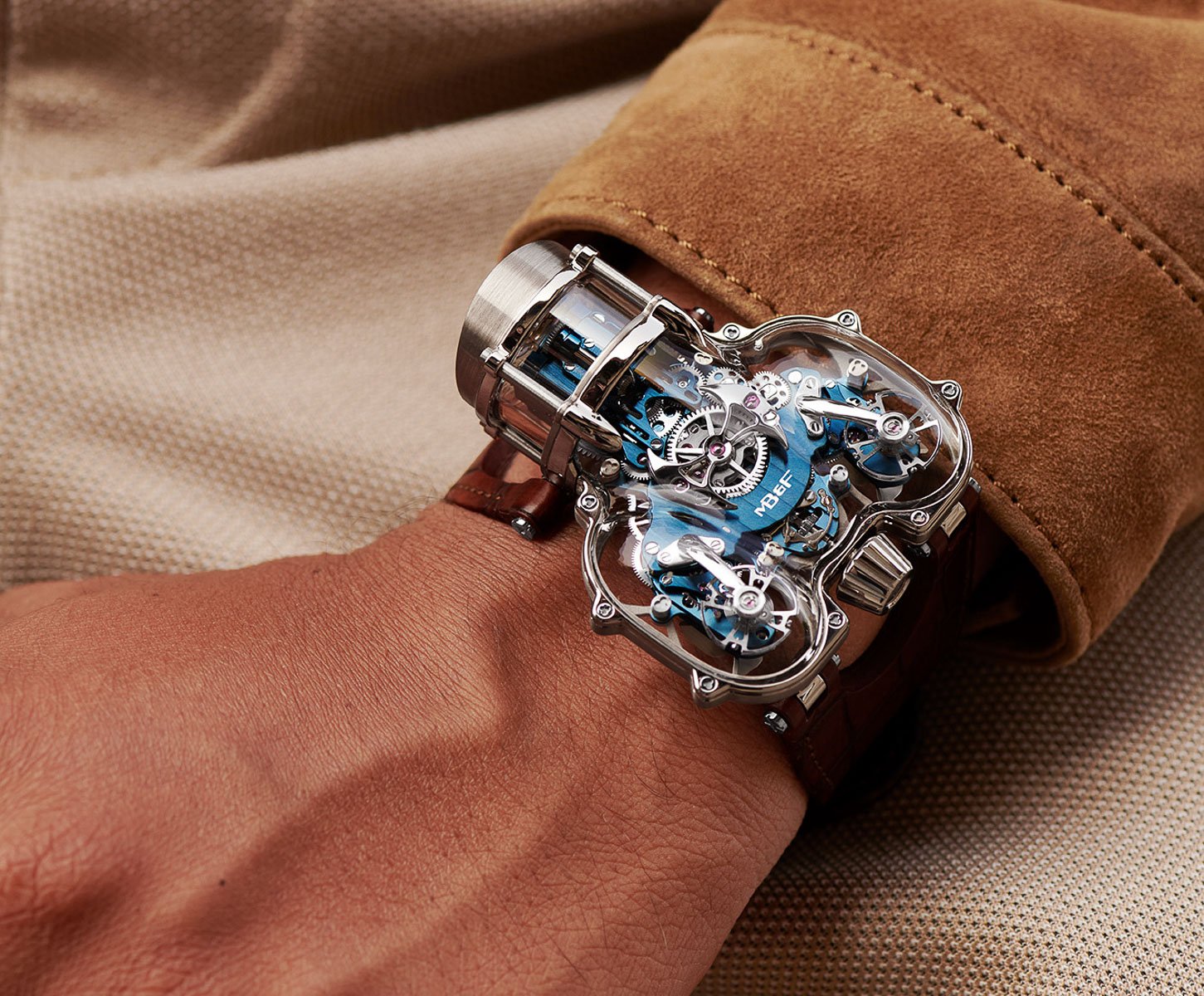 <div>Introducing Two New MB&F Horological Machine N°9 Sapphire Vision Editions</div>