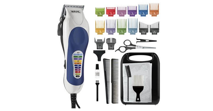 Wahl Clipper USA Color Pro Complete Haircutting Kit with Easy Color Coded Guide Combs – Just $29.99!