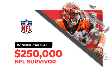 $250K Winner Take All NFL Survivor Contest for 2023