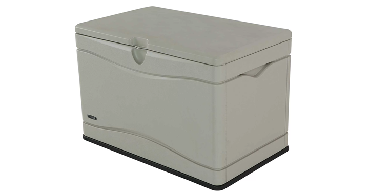 Lifetime Heavy-Duty 80 Gallon Plastic Deck Box – Just $77.00!