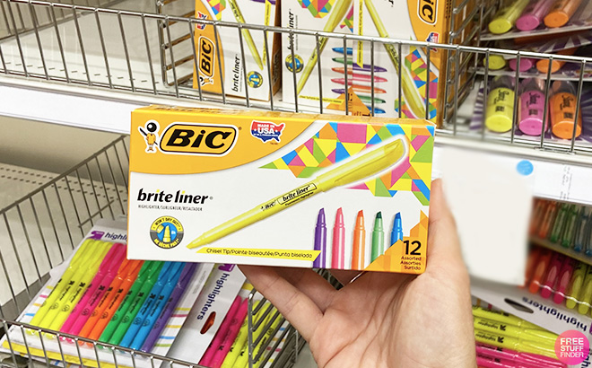 BIC Highlighters 12-Count for $3 Shipped!