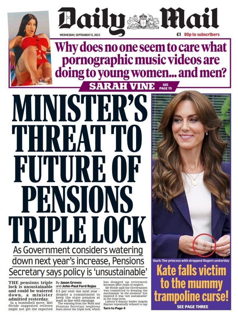 The Pension Triple lock abolition looks brave