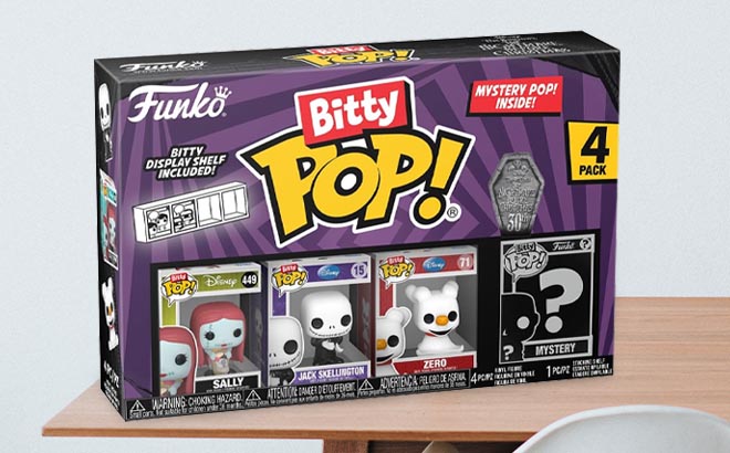 Funko Bitty POP! with Collectibles 4-Pack for $10.49