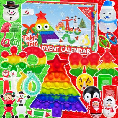 Advent Calendar 2023 – 24 Days of Fidget Toys Only $16.09