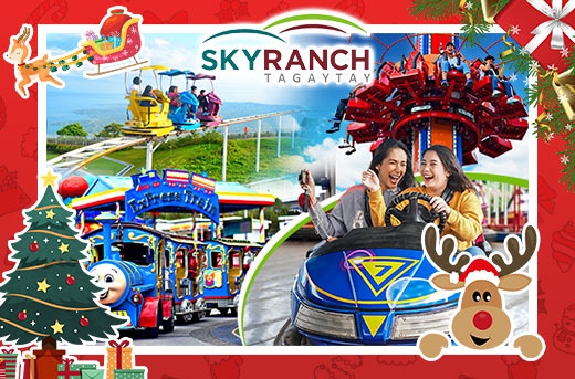 Christmas Sale: Sky Ranch Tagaytay Ride-All-You-Can Day Pass – 16 Attractions