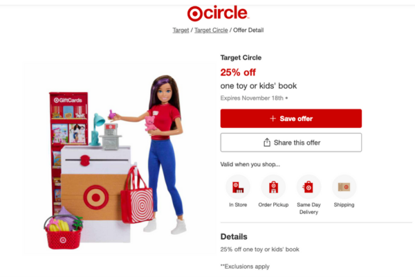 Target Toy Coupons is Back! 25% Off One Toy or Kid’s Book + Deals Ideas!