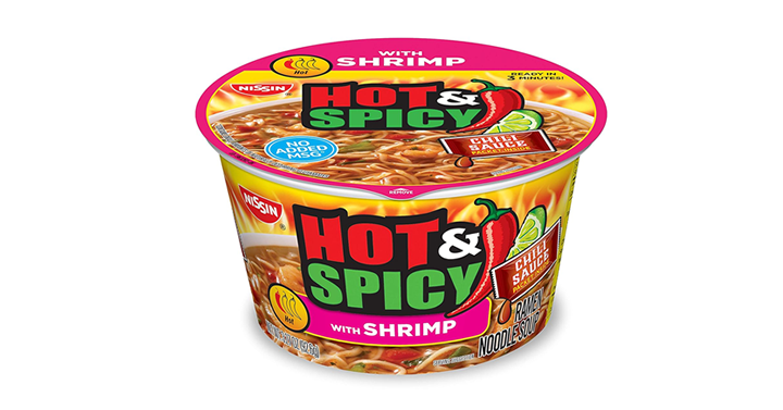 <div>Nissin Hot & Spicy Ramen Noodle Soup, Shrimp, (Pack of 6) – Just $6.00!</div>