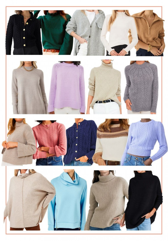 <div>Cozy Fall Sweaters, Pullovers, & Jackets for Women!</div>