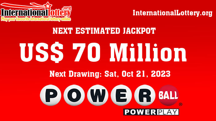 Powerball lottery jackpot at $70 million for winning numbers drawing Saturday, October 21, 2023