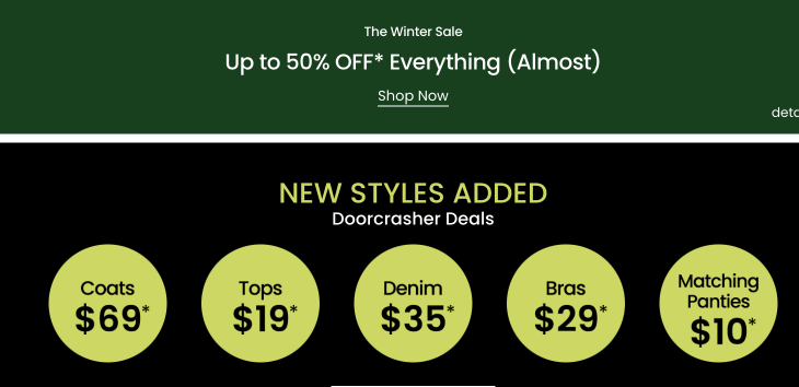 Penningtons Canada Winter Sale: Save up to 50% on Everything + Extra 50% off Sale + Doorcrashers Starting at $10
