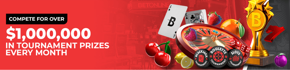 BetOnline’s $1,000,000 Monthly Tournament Bonanza