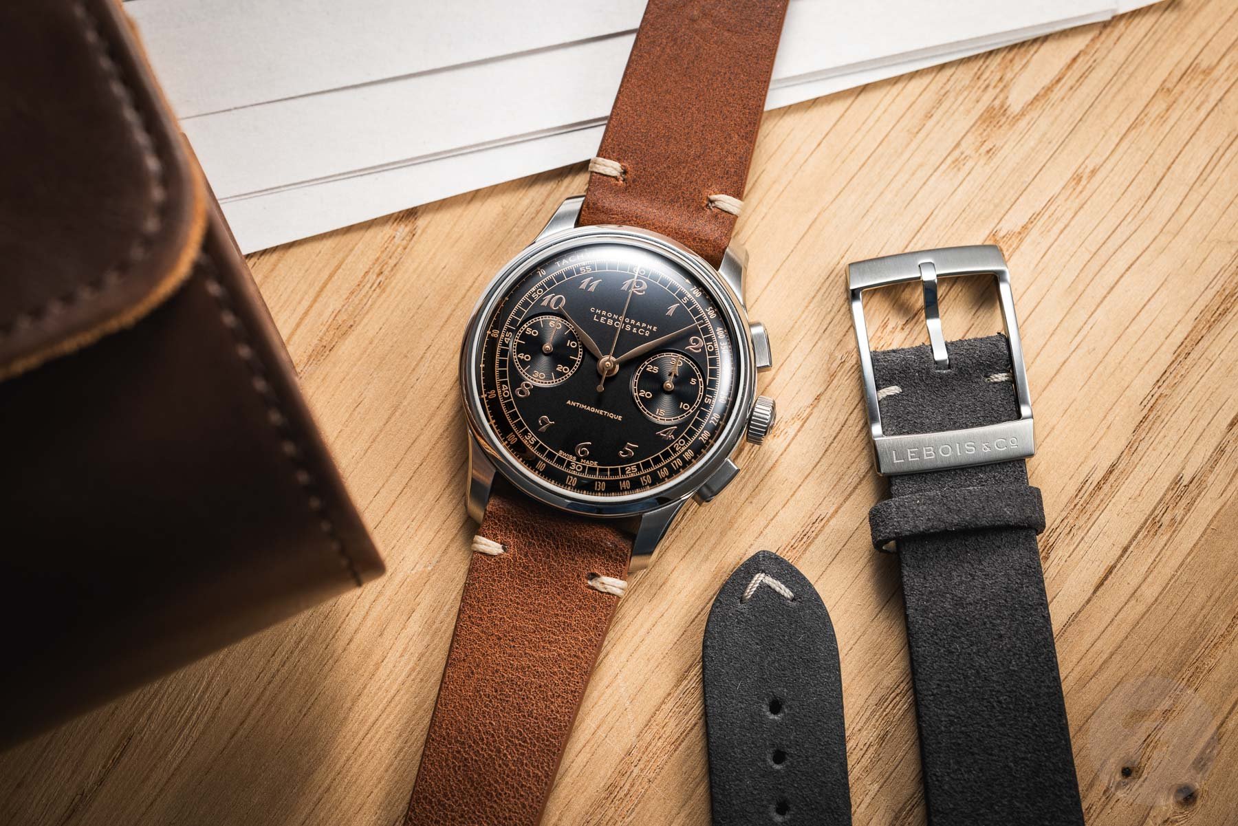 <div>Hands-On With The Lebois & Co Heritage Chronograph With A New Black And Rose Gold Dial</div>