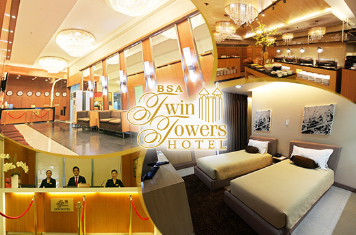 Studio Deluxe Room Accommodation at BSA Twin Towers Hotel in Mandaluyong