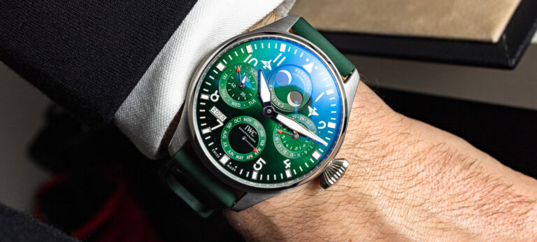 Hands-On: IWC Big Pilot’s Watch Perpetual Calendar In Green