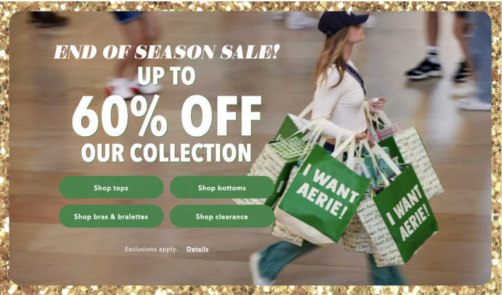 <div>American Eagle & Aerie Canada End of Season Sale: Save up to 60% off + More</div>
