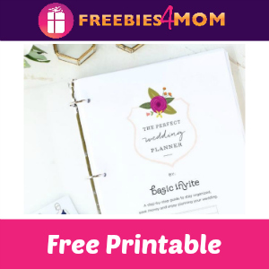 👰Free Organization Printable: Wedding Planner (100 Pages)