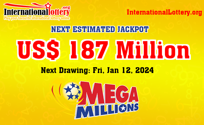 Three winners received the second prizes; Mega Millions jackpot is $187 million for Friday, January 12, 2024