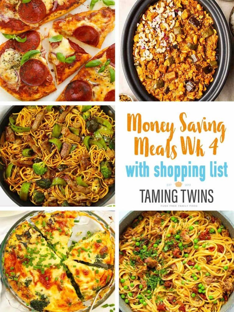 Money Saving Meals {Week 4 Budget Meal Plan}