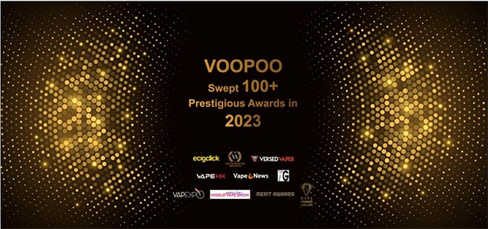 VOOPOO Swept Over 100 Award-Winning Achievements in 2023