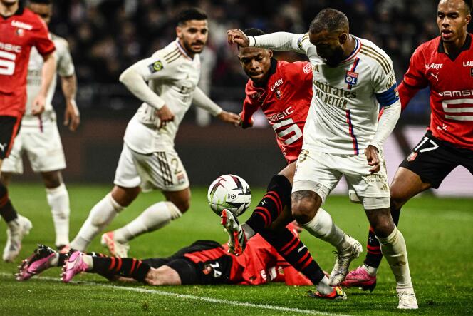 Rennes poursuit son redressement en s’imposant (3-2) à Lyon, qui s’enfonce
