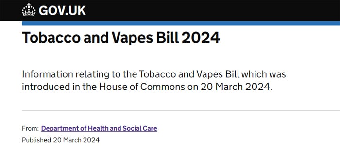 <div>UK Tobacco & Vapes Bill 2024 & What It Means For Vapers</div>