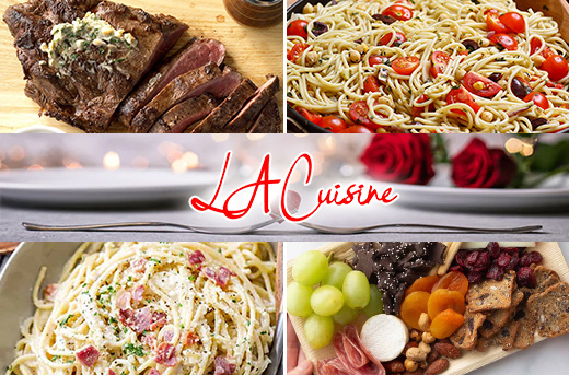 Romantic Date Night Set Meal for 2 Persons at La Cuisine in Pasig