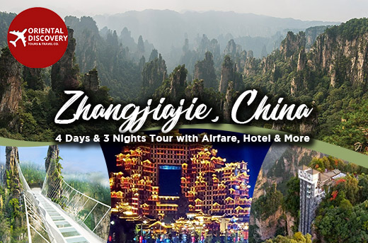 <div>4 Days & 3 Nights Zhangjiajie, China Tour with Airfare, Hotel & More</div>
