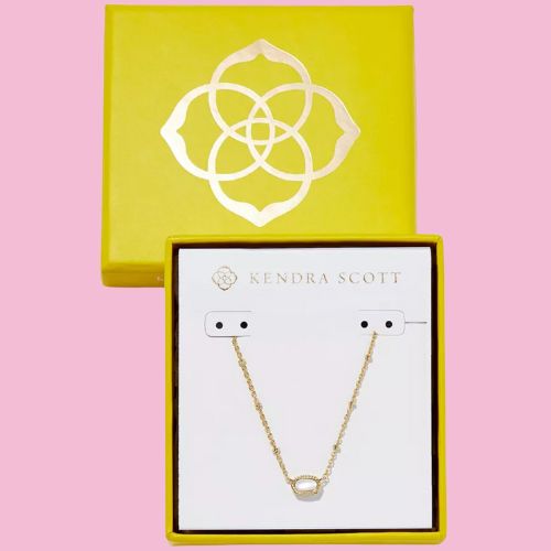 Kendra Scott Jewelry | Mini Elisa Gold-Tone Pendant UNDER $35!