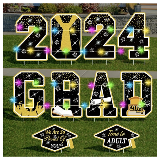 Have A Grad? Time To Order Yard Decor
