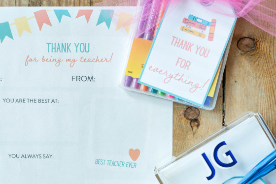 FREE Teacher Appreciation Week Printable + Gift Ideas!