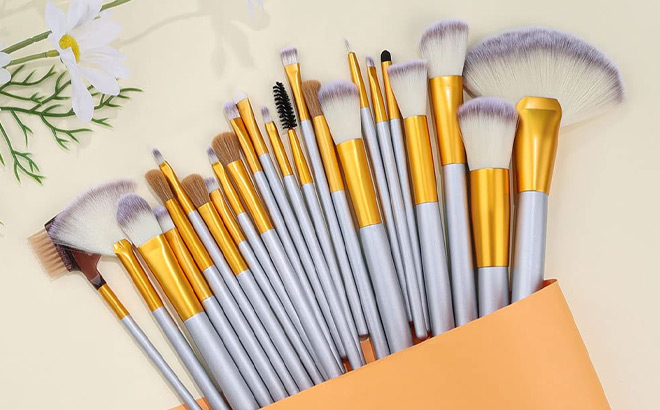 Makeup Brush Set 24-Pack $6.99 at Amazon