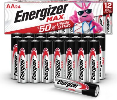 Energizer AA Max Alkaline Battery, 24 Count Only $13.96
