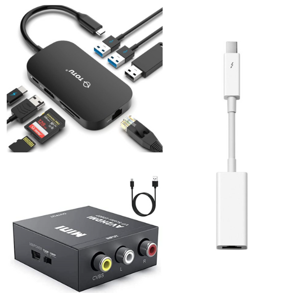 PC adapters, cables and hubs for under $20